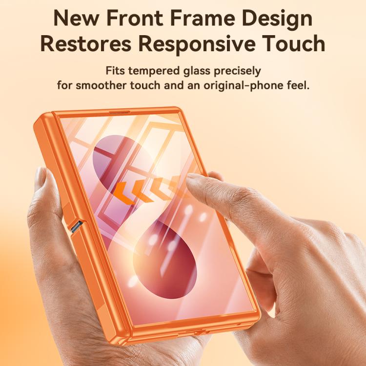Integrated Translucent Case with Hinge Kickstand — Galaxy Z Fold8