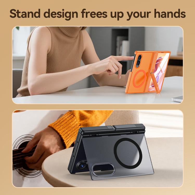 Integrated Translucent Case with Hinge Kickstand — Galaxy Z Fold8