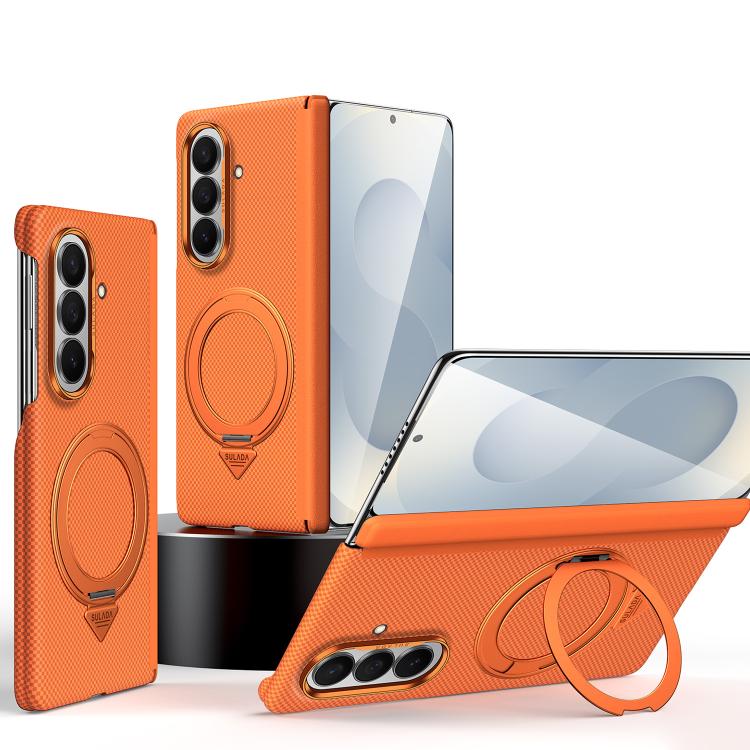 Grid-Textured Case with Rotating Magnetic Holder