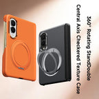 Grid-Textured Case with Rotating Magnetic Holder