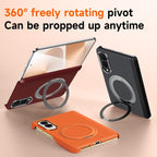 Grid-Textured Case with Rotating Magnetic Holder