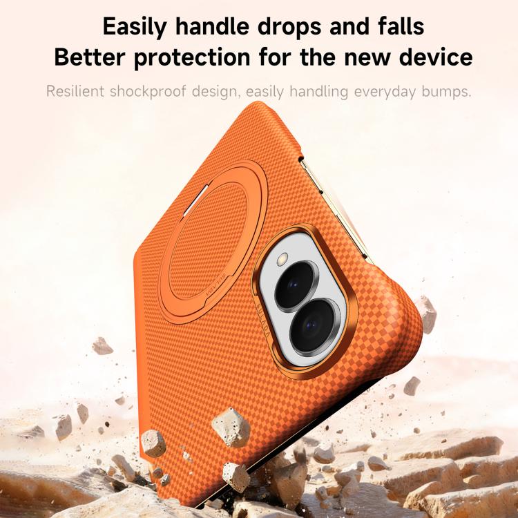 Grid-Textured Case with Rotating Magnetic Holder