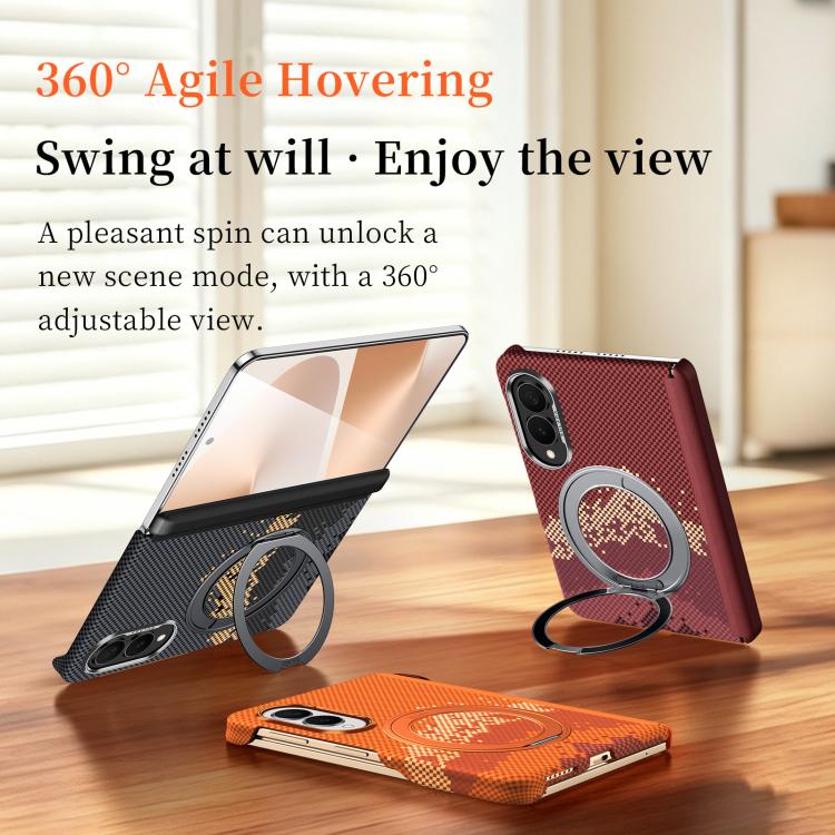 Grippy Kevlar Case with Rotating Magnetic Mount