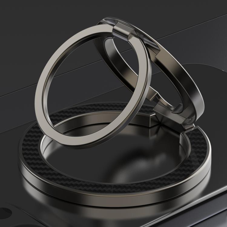 Carbon-Fiber Texture Magnetic Ring Holder