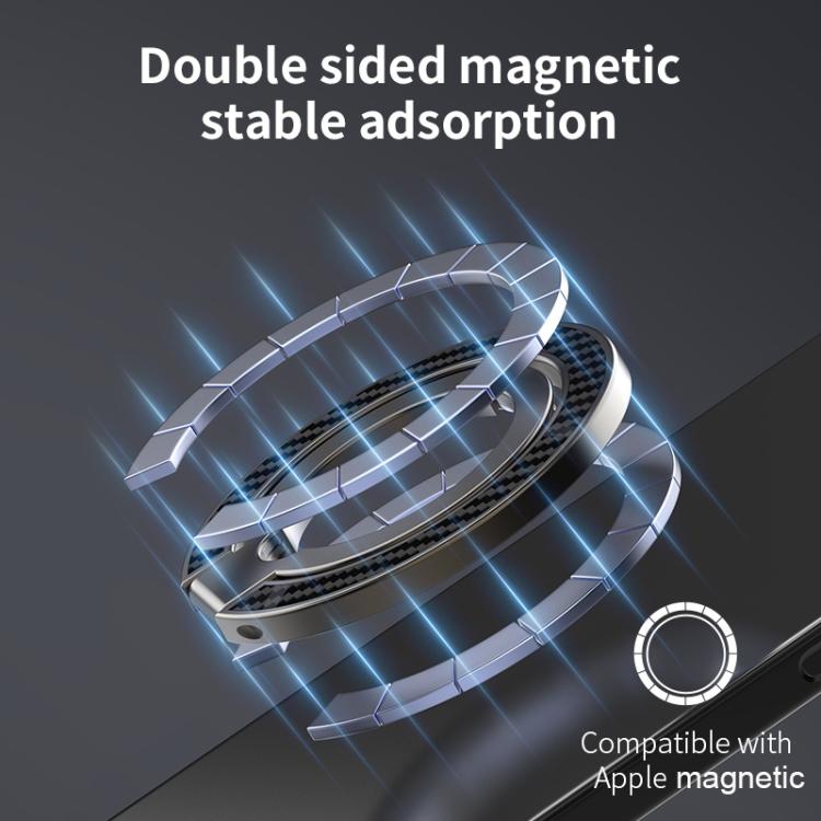 Carbon-Fiber Texture Magnetic Ring Holder