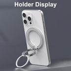 Carbon-Fiber Texture Magnetic Ring Holder