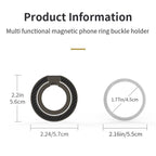 Carbon-Fiber Texture Magnetic Ring Holder