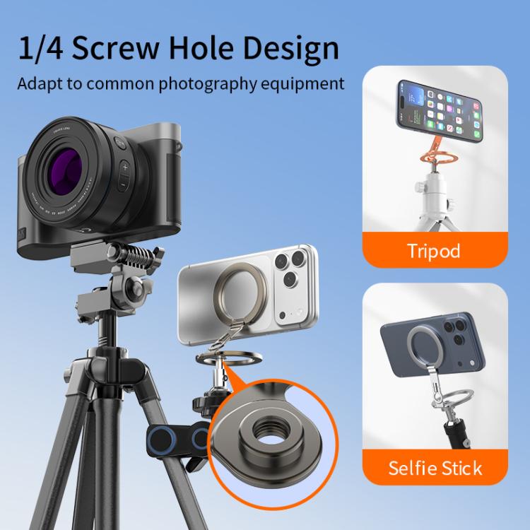 Ring Grip Phone Stand with Tripod Mount