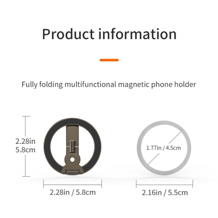 Ring Grip Phone Stand with Tripod Mount