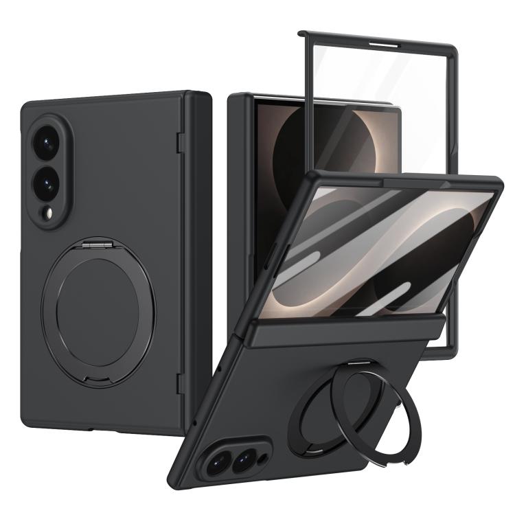 Magnetic Ring-Holder Case with Hinge Screen Film — Fold8