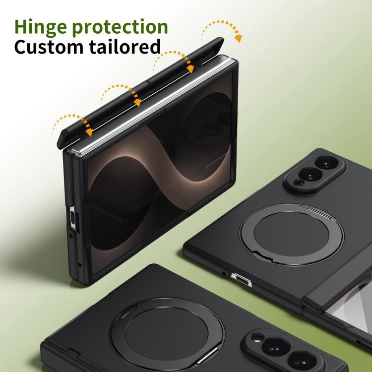 Magnetic Ring-Holder Case with Hinge Screen Film — Fold8