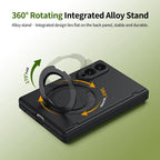 Magnetic Ring-Holder Case with Hinge Screen Film — Fold8