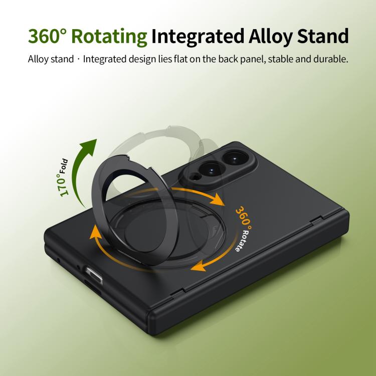 Magnetic Ring-Holder Case with Hinge Screen Film — Fold8