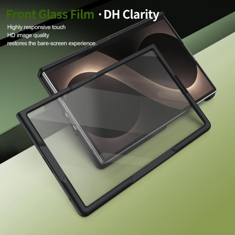 Magnetic Ring-Holder Case with Hinge Screen Film — Fold8
