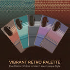 Rainbow Kevlar-Plaid Magnetic Case — Galaxy Z Fold8 Ultra