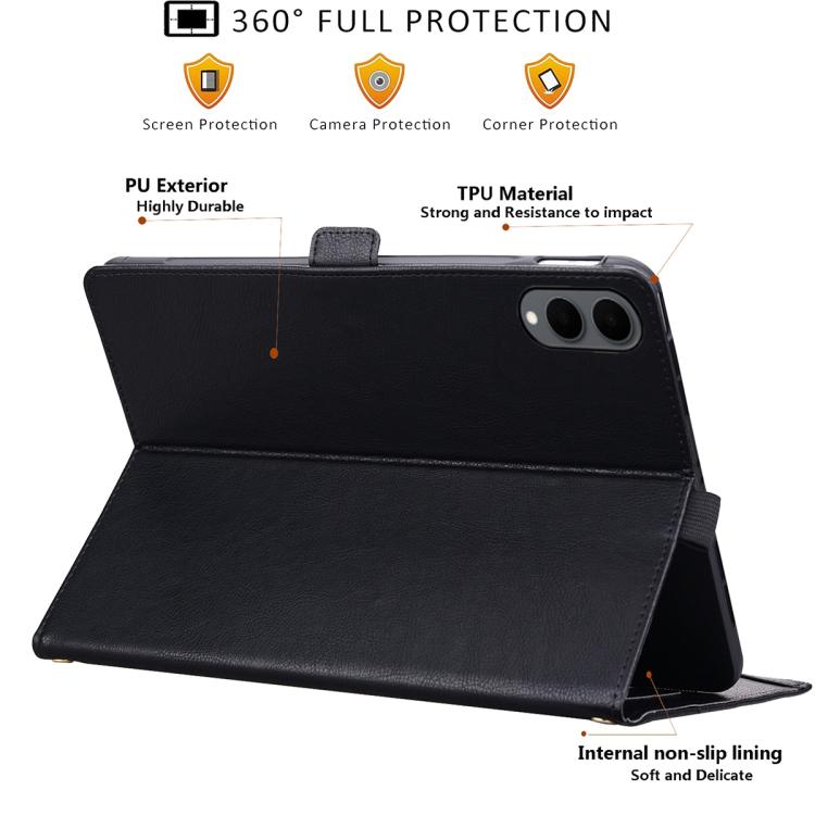 Front-Pocket Business Leather Case — Galaxy Tab S12 Ultra & More