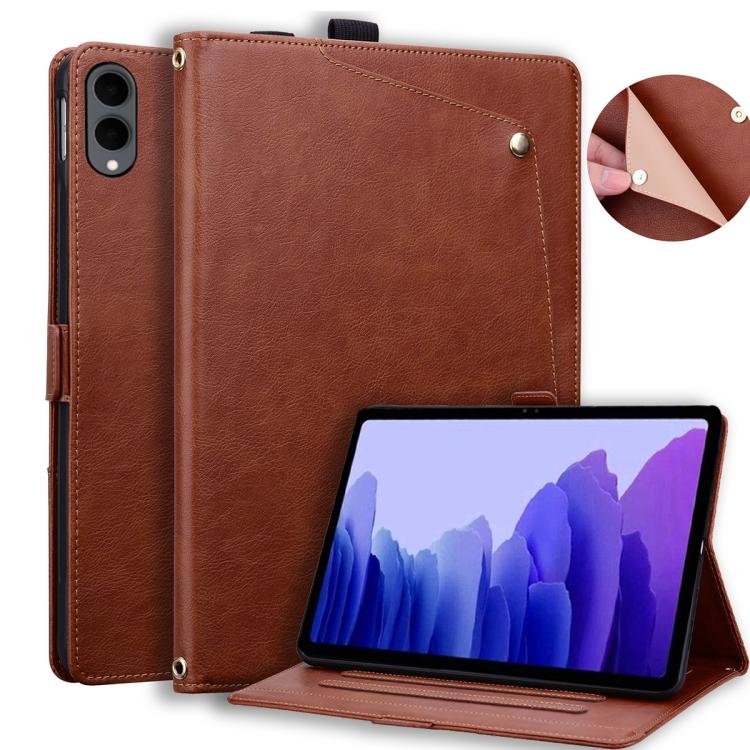 Front-Pocket Business Leather Case — Galaxy Tab S12 Ultra & More