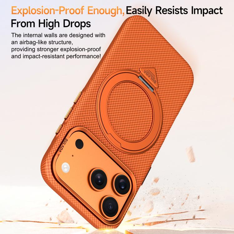 Kevlar Case with Rotating Stand – iPhone 18/17