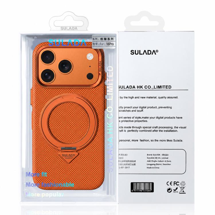 Kevlar Case with Rotating Stand – iPhone 18/17
