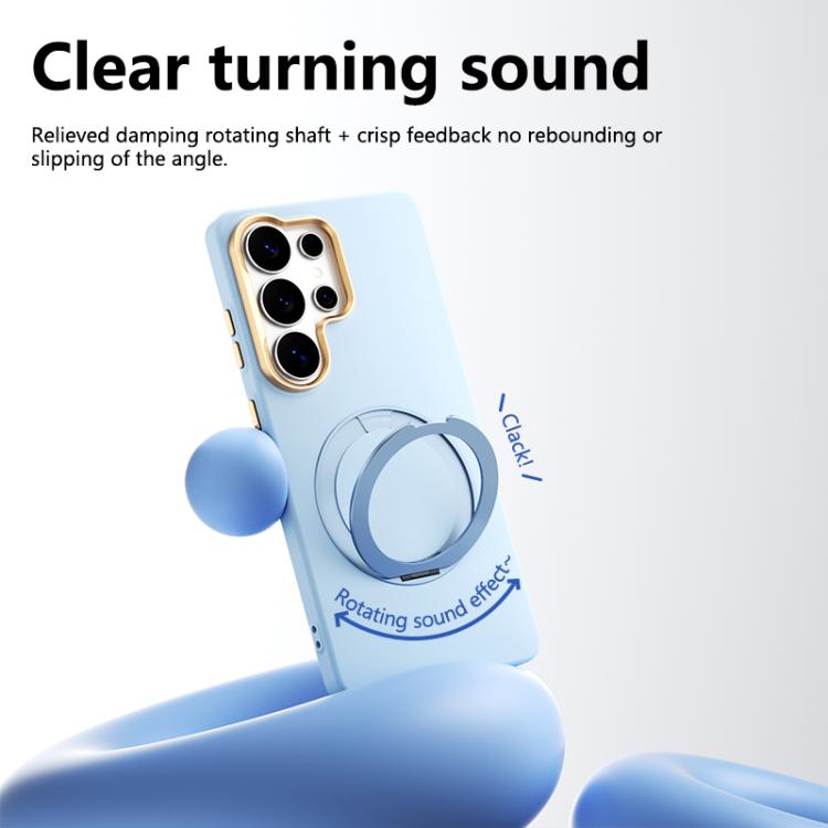 Zero Skin-Feel Magnetic PC Case with Holder — Galaxy S26 Ultra