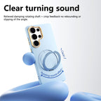Zero Skin-Feel Magnetic PC Case with Holder — Galaxy S26 Ultra