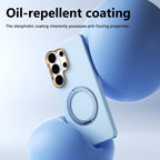 Zero Skin-Feel Magnetic PC Case with Holder — Galaxy S26 Ultra