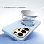 Zero Skin-Feel Magnetic PC Case with Holder — Galaxy S26 Ultra