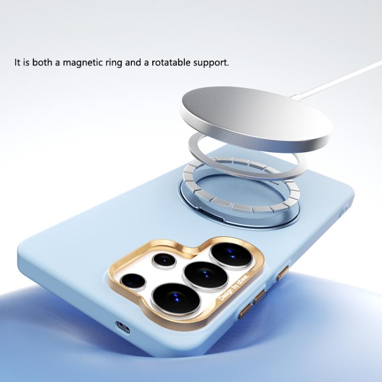 Zero Skin-Feel Magnetic PC Case with Holder — Galaxy S26 Ultra