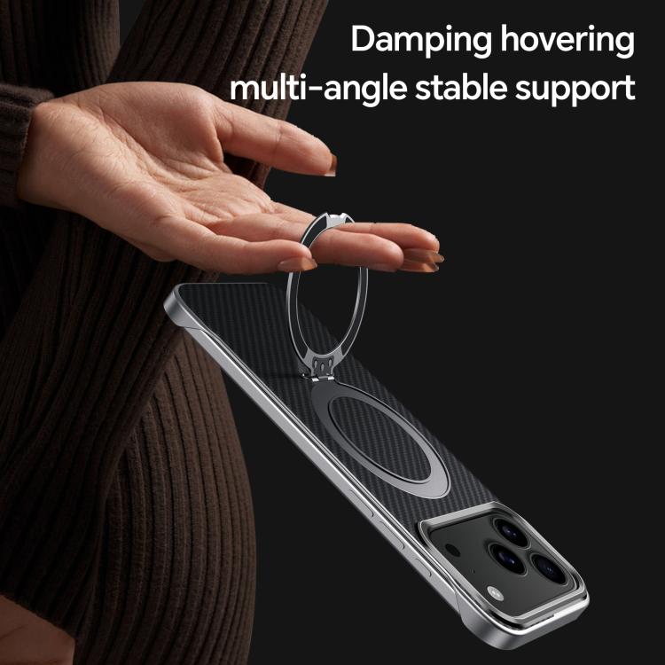 Kevlar Skin-Feel MagSafe Case with Folding Ring Stand — iPhone 18 Pro
