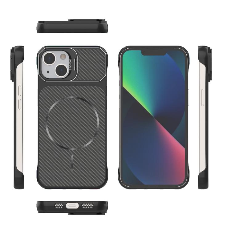 Frameless Carbon Fiber Magnetic Case — iPhone 13