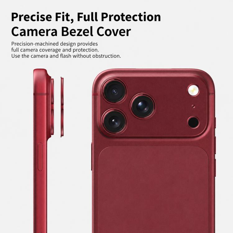 Titanium Alloy Hollow Lens Protector — iPhone 18 Pro Max