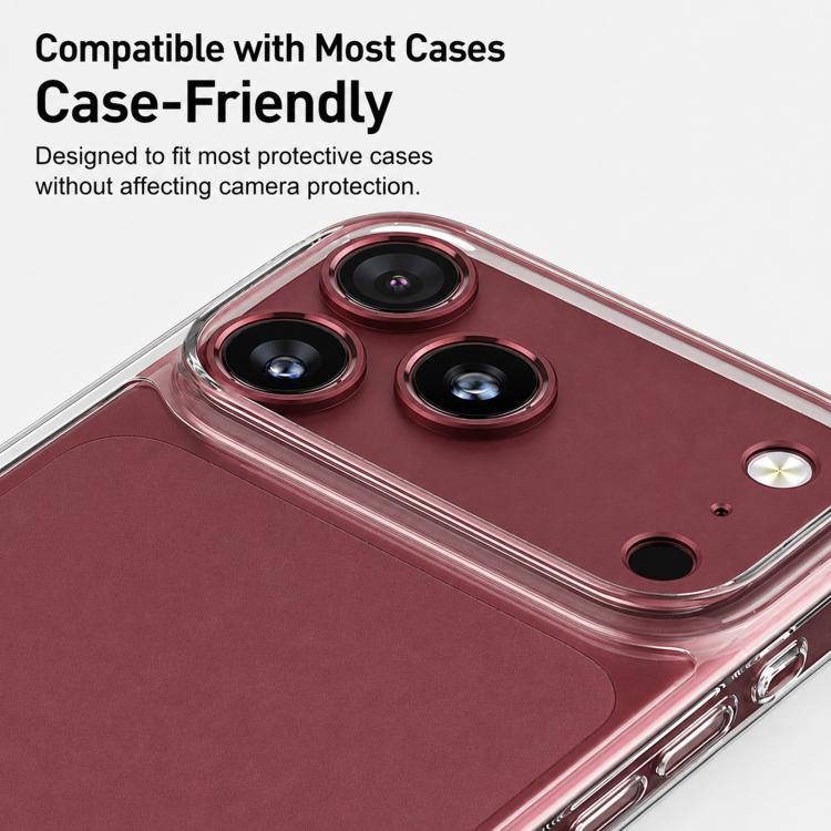 Titanium Alloy Hollow Lens Protector — iPhone 18 Pro Max