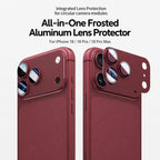 Frosted Metal Camera Lens Ring Film — iPhone 18 Pro Max