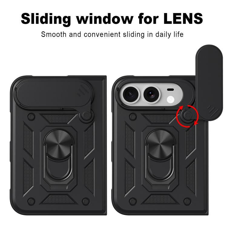 Sliding Camera Cover TPU+PC Case — iPhone Duo