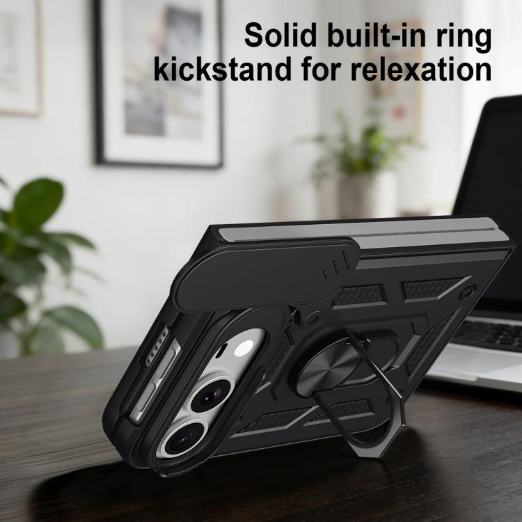 Sliding Camera Cover TPU+PC Case — iPhone Duo