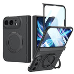 Rotation Ring Holder Hinge Case with Film — iPhone Duo