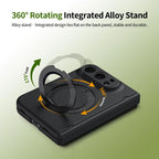 Rotation Ring Holder Hinge Case with Film — iPhone Duo