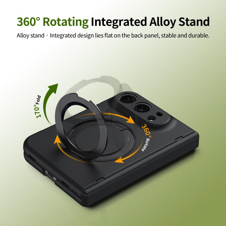 Rotation Ring Holder Hinge Case with Film — iPhone Duo