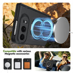 Rotation Ring Holder Hinge Case with Film — iPhone Duo