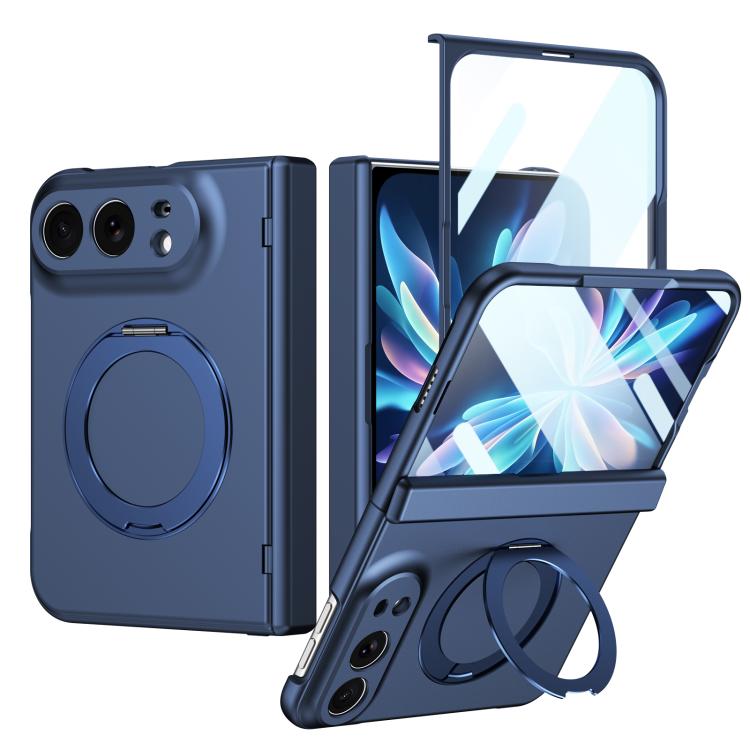 Rotation Ring Holder Hinge Case with Film — iPhone Duo