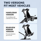One-Push Locking Handlebar Phone Mount