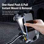 One-Push Locking Handlebar Phone Mount