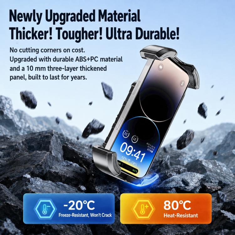 One-Push Locking Handlebar Phone Mount