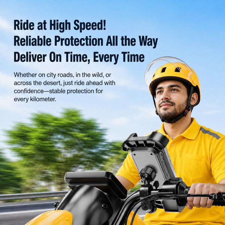 One-Push Locking Handlebar Phone Mount