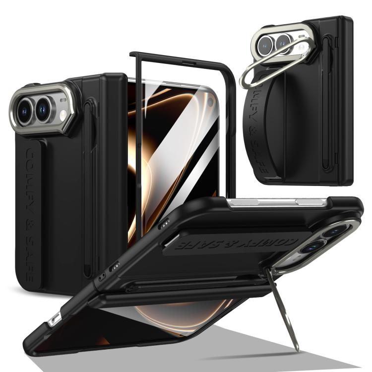 Integrated Lens Frame Bracket Case with Wristband — iPhone Duo