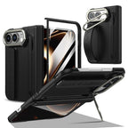 Integrated Lens Frame Bracket Case with Wristband — iPhone Duo