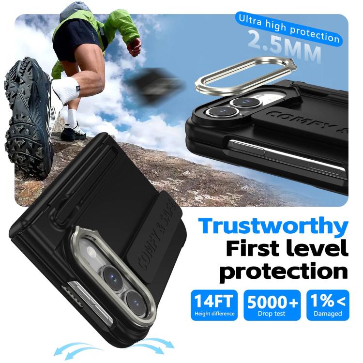 Integrated Lens Frame Bracket Case with Wristband — iPhone Duo