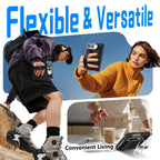 Integrated Lens Frame Bracket Case with Wristband — iPhone Duo
