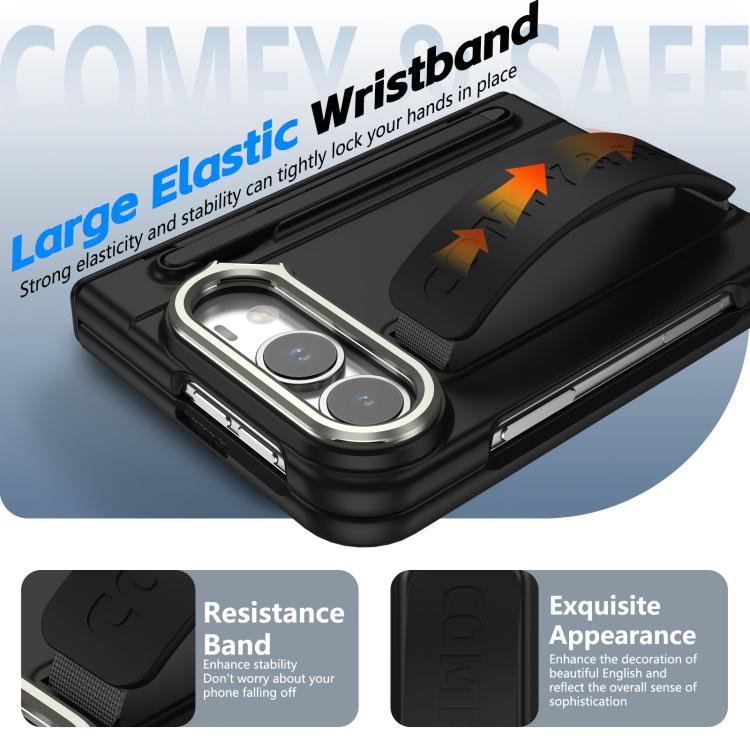 Integrated Lens Frame Bracket Case with Wristband — iPhone Duo