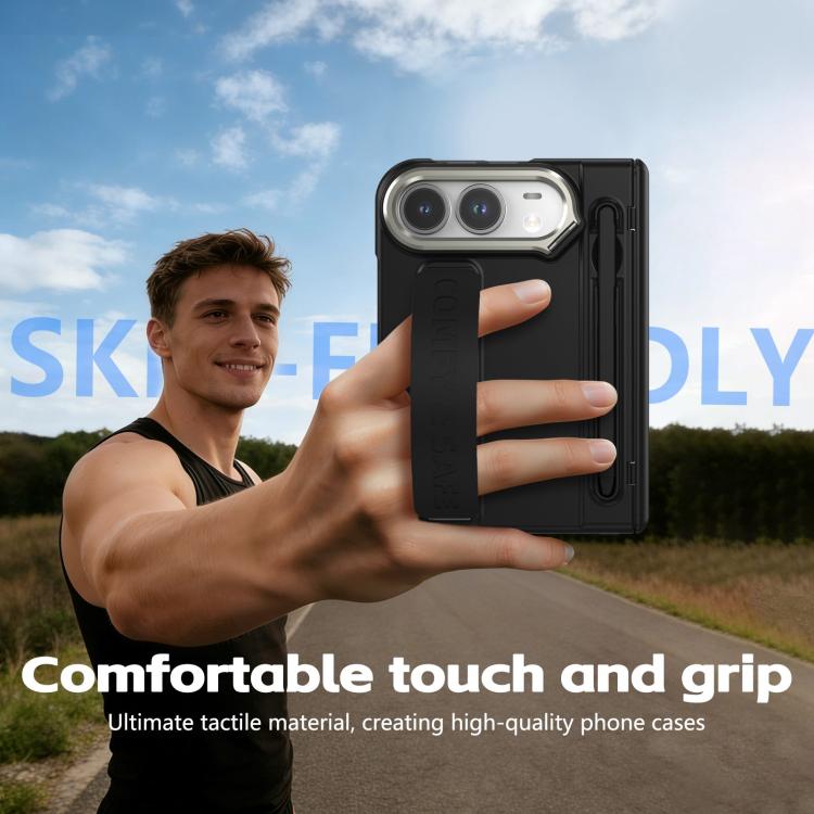 Integrated Lens Frame Bracket Case with Wristband — iPhone Duo